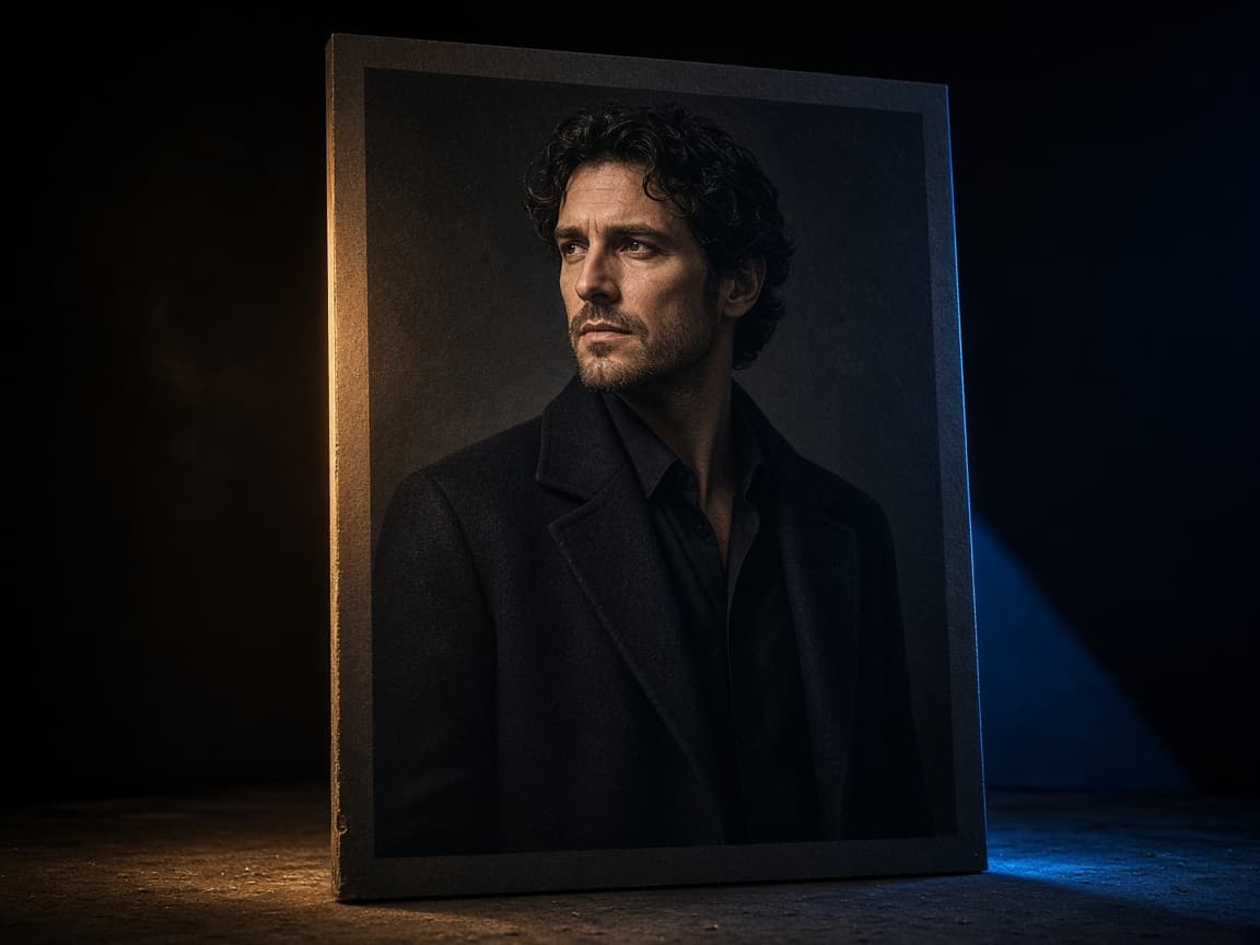 Editorial-Kampagnenportrait im Studiolicht